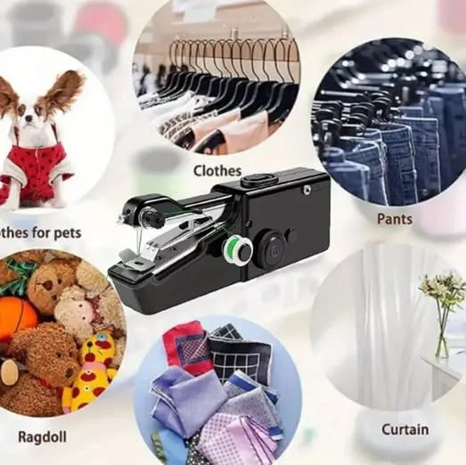 چرخ خیاطی مینی، بهترین چرخ خیاطی سال ۲۰۲۴، چرخ خیاطی دستی، چرخ خیاطی مینی اتوماتیک بی سیم برای مبتدیان، چرخ خیاطی قابل حمل برای کارهای DIY، پارچه، لباس، خانه و مسافرت، مشکی