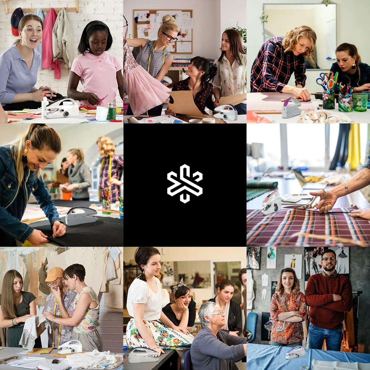 چرخ خیاطی دستی، دو عزیز، مینی چرخ خیاطی، استفاده آسان و دوخت سریع مناسب برای لباس، پارچه، DIY خانگی مسافرتی چرخ خیاطی دستی برقی برای مبتدیان. مشکی