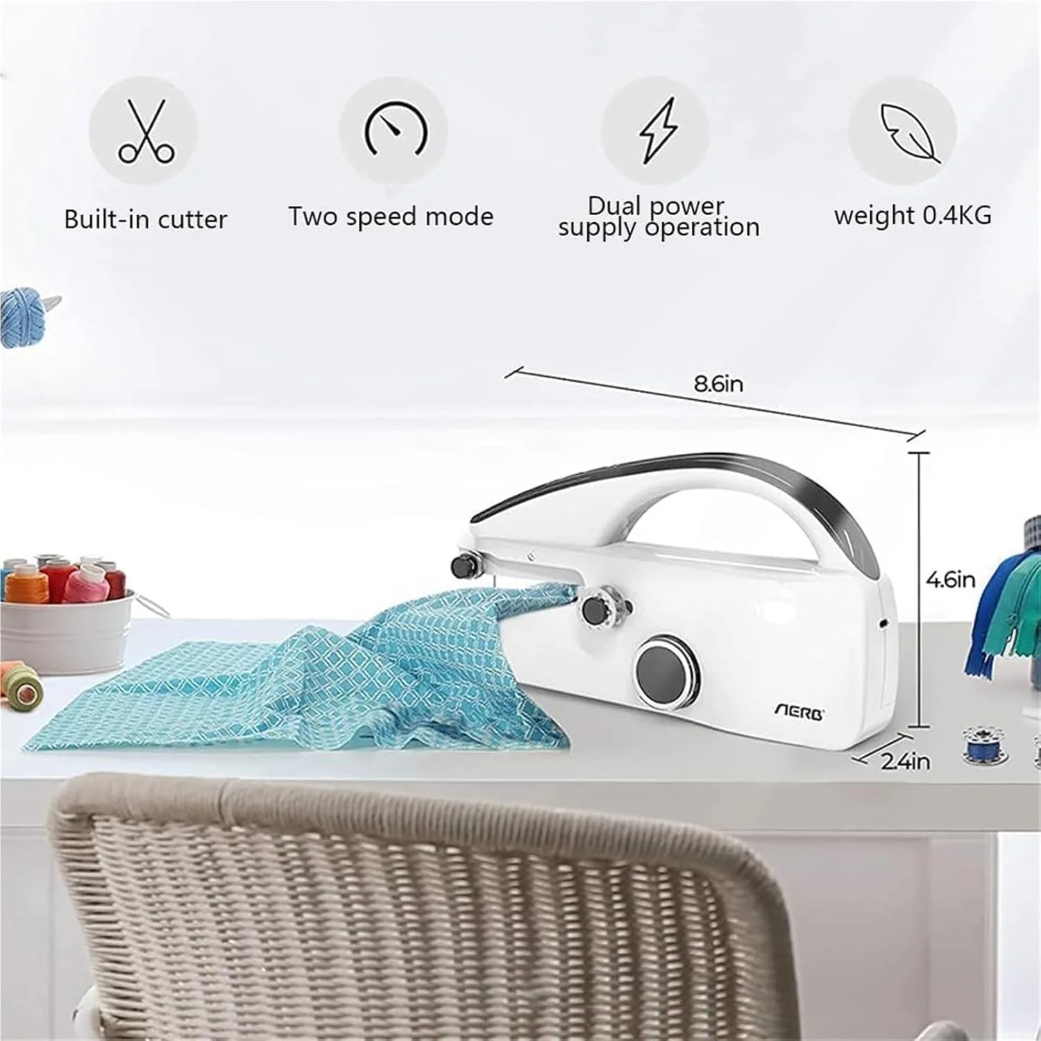 چرخ خیاطی دستی، چرخ خیاطی قابل حمل با لوازم جانبی خیاطی، چرخ خیاطی برقی برای دوخت سریع پارچه، لباس، پرده، خیاطی لباس، مسافرت خانوادگی، DIY چرخ خیاطی دستی، چرخ خیاطی قابل حمل با لوازم جانبی خیاطی، چرخ خیاطی برقی برای دوخت سریع پارچه، لباس، پرده، خیاطی لباس، مسافرت خانوادگی، DIY