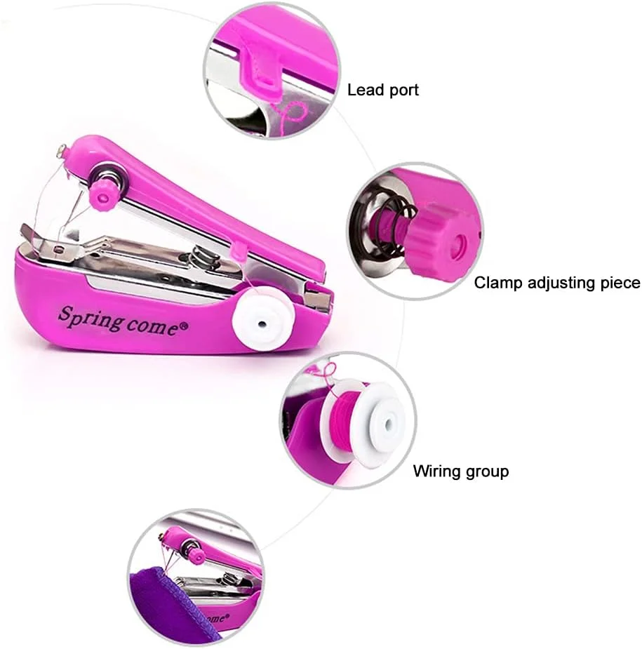 چرخ خیاطی دستی کوچک و قابل حمل هلمی، جمع و جور و کاربردی، 82 گرم چرخ خیاطی دستی کوچک و قابل حمل هلمی، جمع و جور و کاربردی، 82 گرم