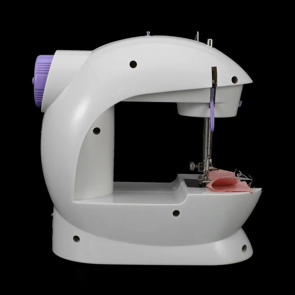 دستگاه خیاطی چند منظوره برقی کوچک رومیزی خانگی با LED و قابلیت دوخت جلو و عقب