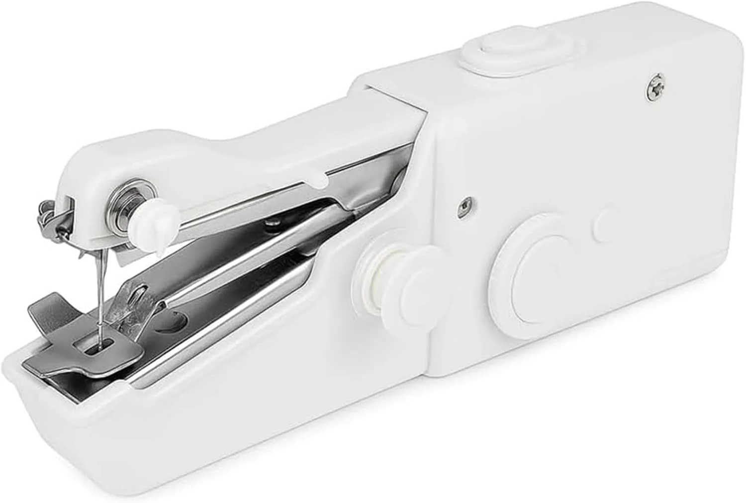 دستگاه خیاطی دستی HiFEN® - دستگاه دوخت برقی قابل حمل، ابزار تعمیر سریع برای لباس و پارچه، جمع و جور و سبک وزن، رنگ سفید