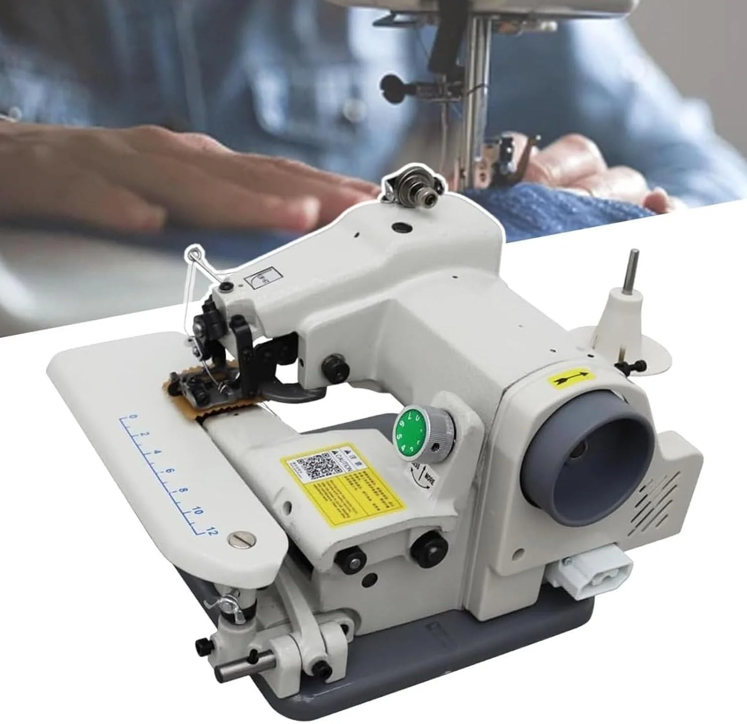 دستگاه پس دوزی لبه دامن 10 سوزنه، دستگاه لحاف دوزی پوشاک، دستگاه خیاطی لباس دوز، پس دوز لبه با پدال، حرفه ای، 10 سوزنه