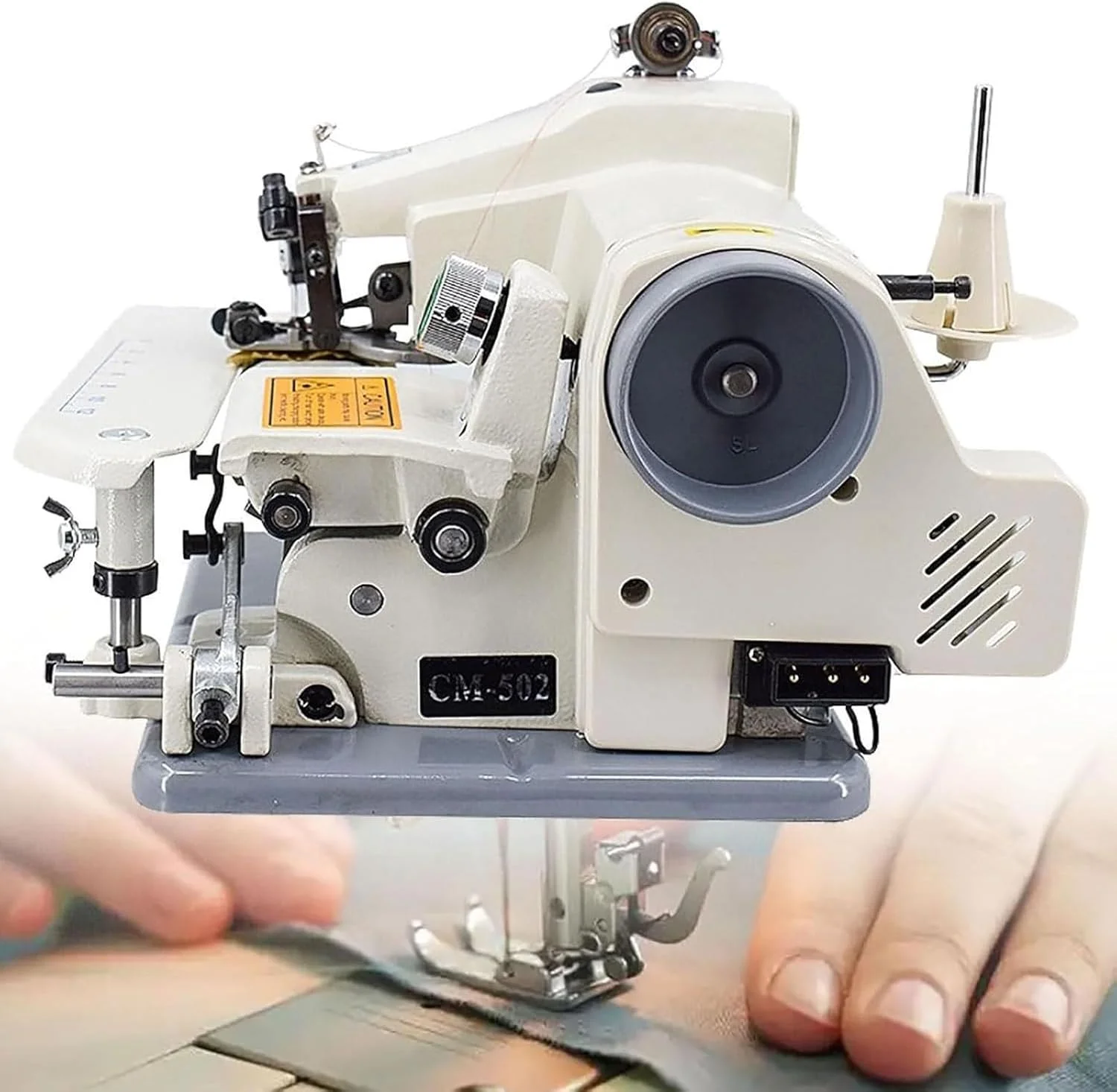 دستگاه پس دوزی با پدال، دستگاه خیاطی و گلدوزی با 10 سوزن، حداکثر سرعت 1200 دور در دقیقه، طول دوخت 3-8 میلی متر، برای لبه دوزی شلوار با پدال