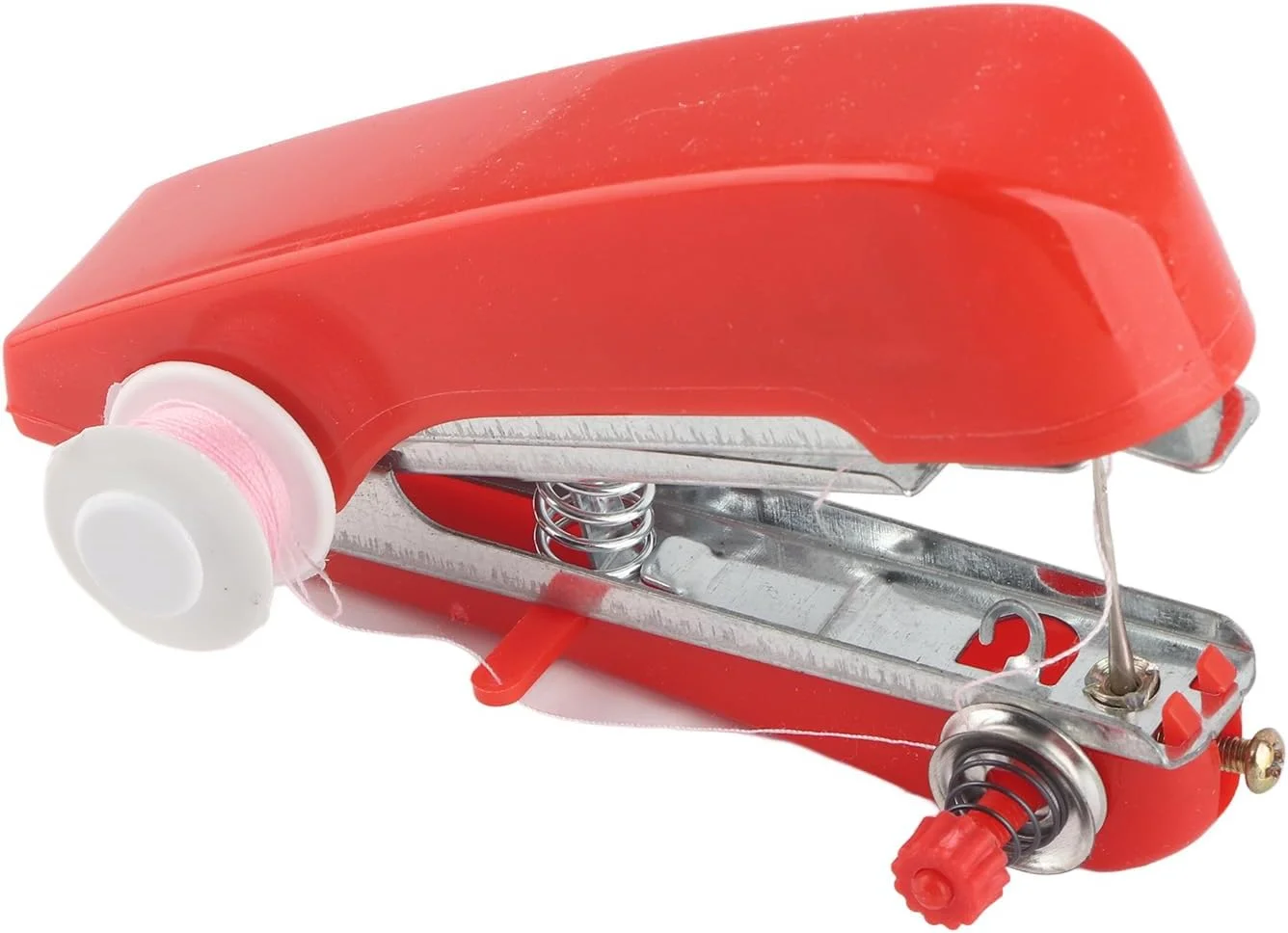 چرخ خیاطی دستی کوچک و قابل حمل Haofy، دستگاه دوخت جمع و جور و سبک وزن برای استفاده در منزل و مسافرت، ساده و کاربردی، استفاده طولانی مدت با حمل آسان