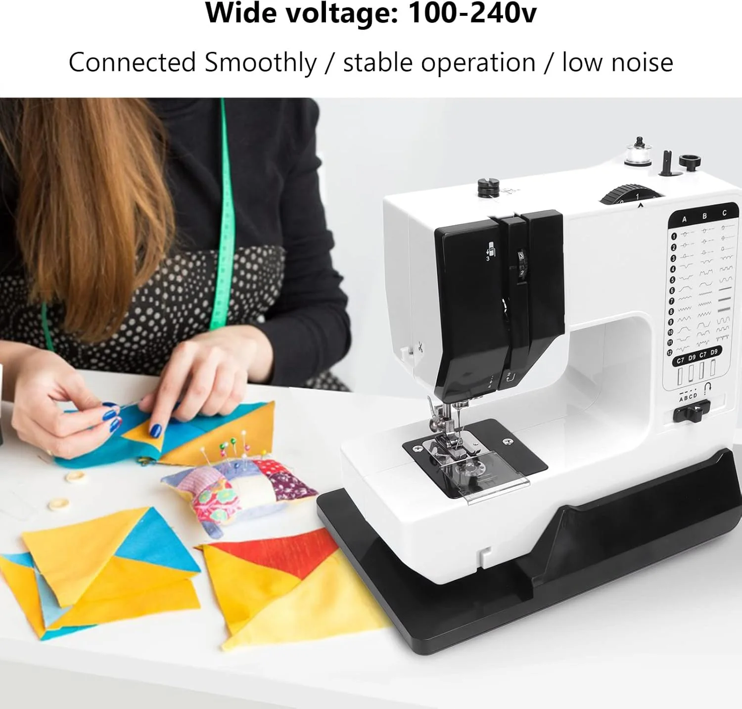 چرخ خیاطی کوچک، چرخ خیاطی رومیزی خانگی، چرخ خیاطی برقی کوچک، چرخ خیاطی قابل حمل برای مبتدیان، عملکرد پایدار کم صدا هدیه برای کودکان زنان مسافرت در خانه (UK) چرخ خیاطی کوچک، چرخ خیاطی رومیزی خانگی، چرخ خیاطی برقی کوچک، چرخ خیاطی قابل حمل برای مبتدیان، عملکرد پایدار کم صدا هدیه برای کودکان زنان مسافرت در خانه (UK)