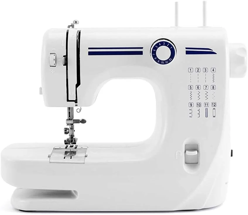 چرخ خیاطی کوچک و قابل حمل مناسب برای افراد مبتدی، مناسب برای کارهای دستی و تعمیرات خانگی