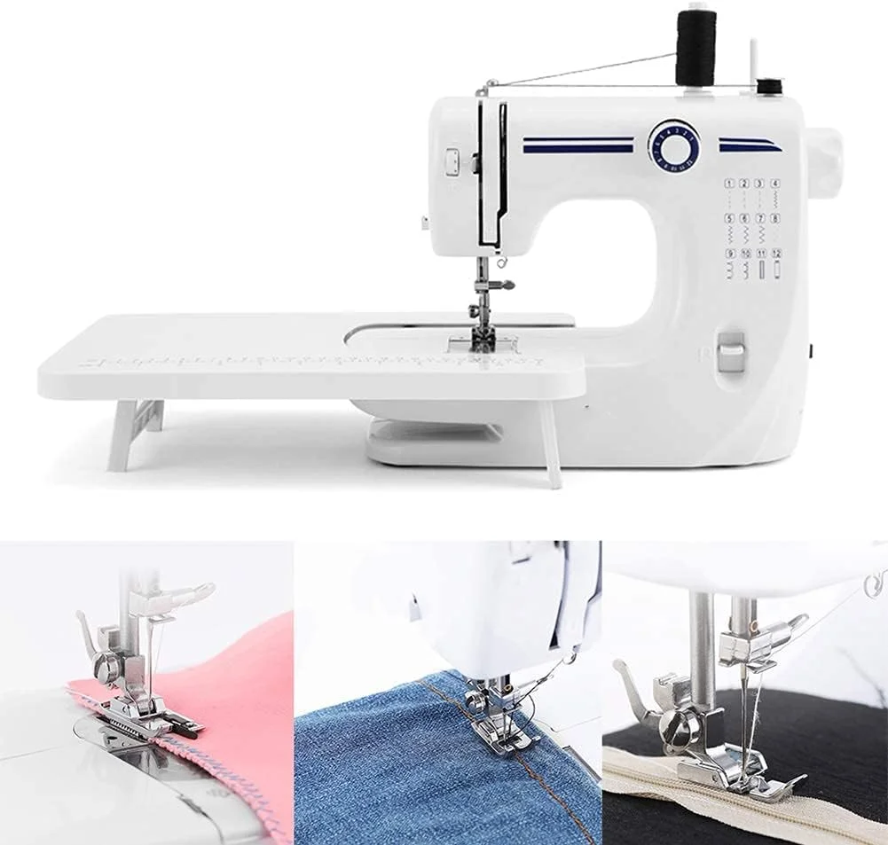 چرخ خیاطی کوچک و قابل حمل مناسب برای افراد مبتدی، مناسب برای کارهای دستی و تعمیرات خانگی