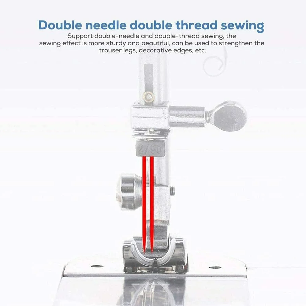 چرخ خیاطی دستی قابل حمل JAHLGT، استفاده آسان برای بزرگسالان و کودکان، 12 مدل دوخت داخلی، 2 سرعت، الکتریکی چند منظوره چرخ خیاطی دستی قابل حمل JAHLGT، استفاده آسان برای بزرگسالان و کودکان، 12 مدل دوخت داخلی، 2 سرعت، الکتریکی چند منظوره