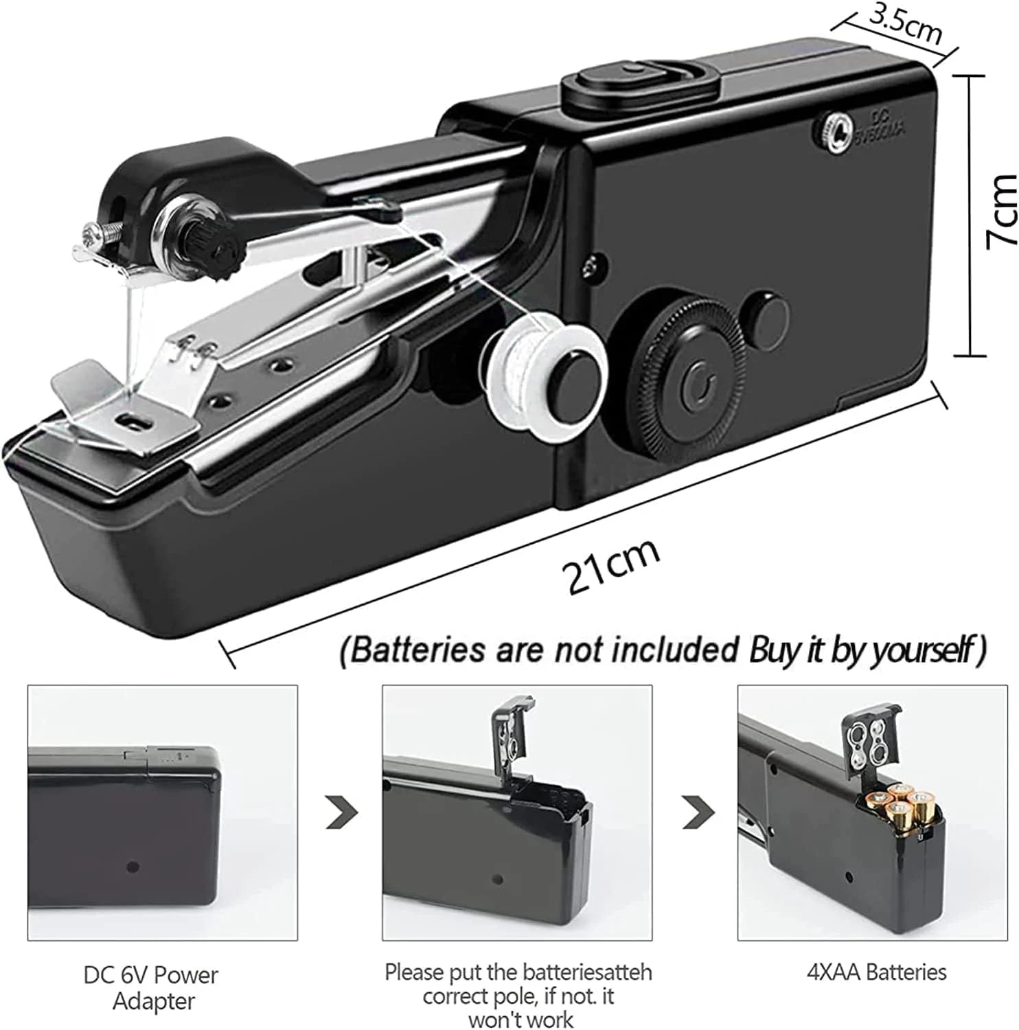 ست چرخ خیاطی، چرخ خیاطی دستی، مینی چرخ خیاطی، چرخ خیاطی ستونی برای مبتدیان، چرخ خیاطی دستی قابل حمل برای پارچه و لباس بزرگسالان
