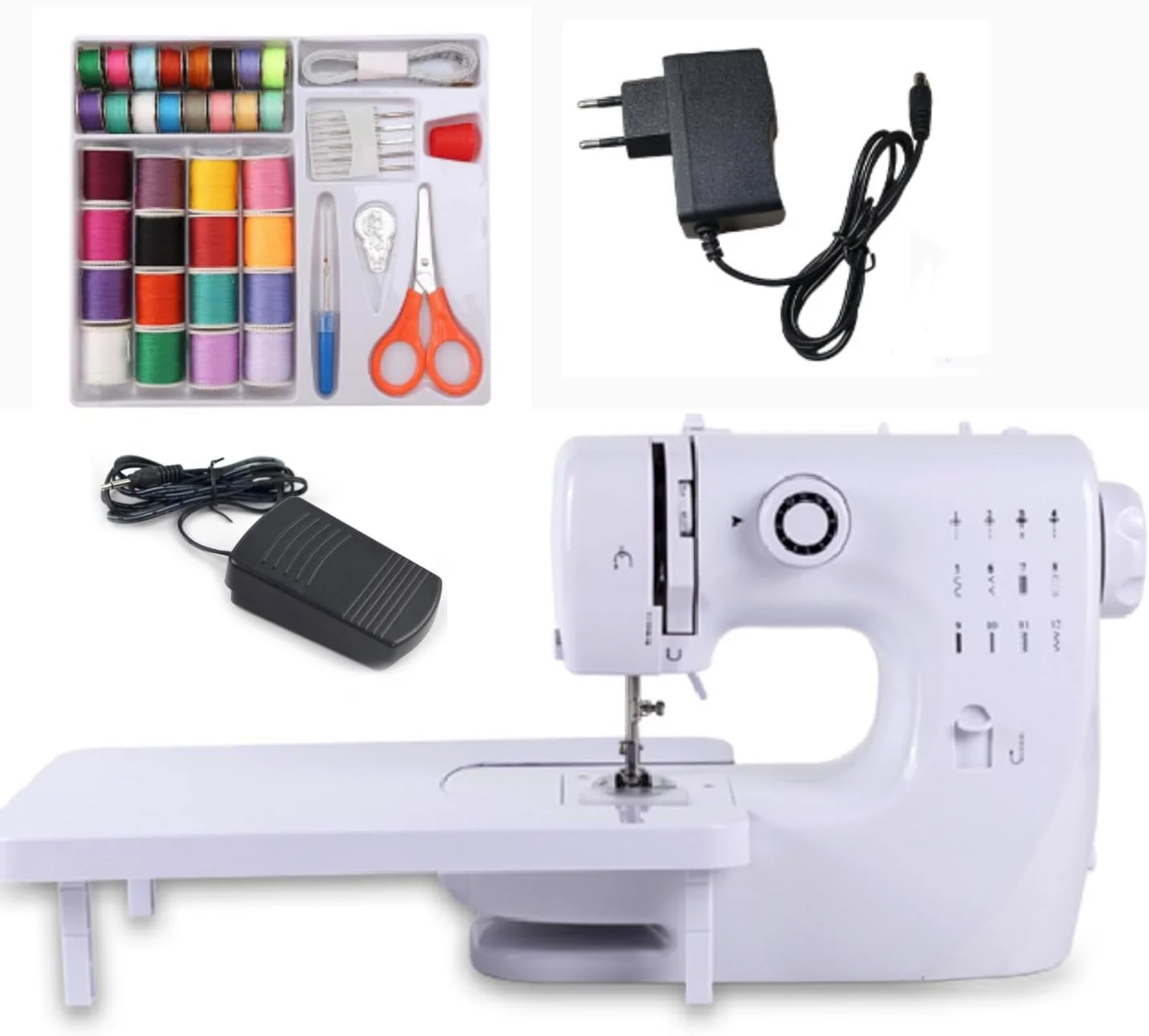 چرخ خیاطی با میز کشویی، چرخ خیاطی مینی، چرخ خیاطی برقی قابل حمل، چرخ خیاطی 12 بخیه با چراغ LED، مجموعه لوازم جانبی خیاطی، ایده آل برای لباس، روبالشی، ملحفه چرخ خیاطی با میز کشویی، چرخ خیاطی مینی، چرخ خیاطی برقی قابل حمل، چرخ خیاطی 12 بخیه با چراغ LED، مجموعه لوازم جانبی خیاطی، ایده آل برای لباس، روبالشی، ملحفه