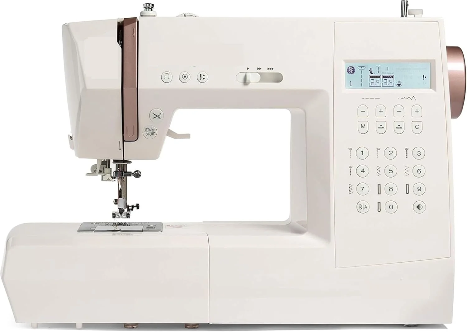 چرخ خیاطی، چرخ خیاطی کامپیوتری با 197 طرح دوخت و 1 الفبای کامل مناسب برای خیاطان و لحاف دوزان خلاق چرخ خیاطی، چرخ خیاطی کامپیوتری با 197 طرح دوخت و 1 الفبای کامل مناسب برای خیاطان و لحاف دوزان خلاق