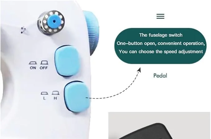 چرخ خیاطی کوچک | قابل حمل و ایده آل برای پروژه های DIY و مصارف خانگی | جمع و جور و آسان برای استفاده چرخ خیاطی کوچک | قابل حمل و ایده آل برای پروژه های DIY و مصارف خانگی | جمع و جور و آسان برای استفاده