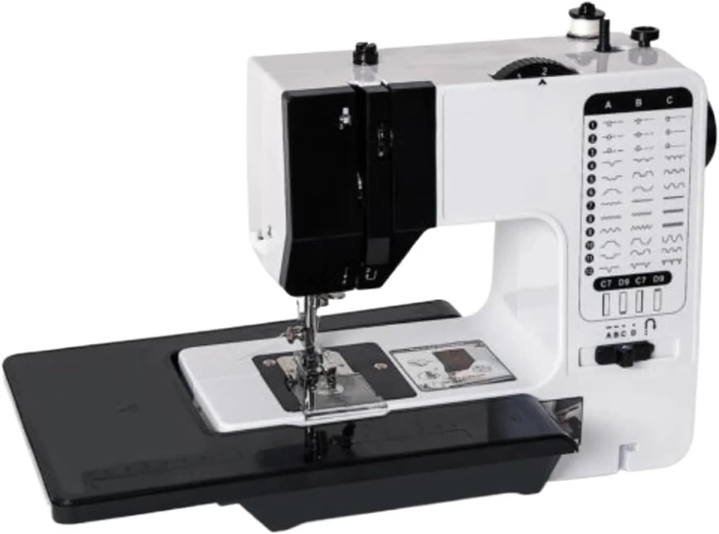 چرخ خیاطی، چرخ خیاطی برقی قابل حمل برای مبتدیان با 38 طرح دوخت، چراغ LED، پدال پایی، دوخت دو نخ چرخ خیاطی، چرخ خیاطی برقی قابل حمل برای مبتدیان با 38 طرح دوخت، چراغ LED، پدال پایی، دوخت دو نخ