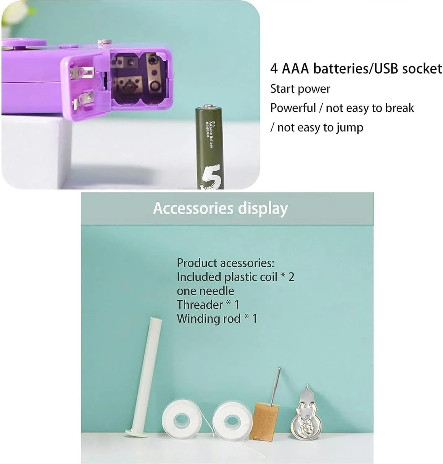 چرخ خیاطی مینی، چرخ خیاطی دستی قابل حمل برای بزرگسالان، مبتدیان، دستگاه دوخت برقی بی سیم با لوازم خیاطی چرخ خیاطی مینی، چرخ خیاطی دستی قابل حمل برای بزرگسالان، مبتدیان، دستگاه دوخت برقی بی سیم با لوازم خیاطی