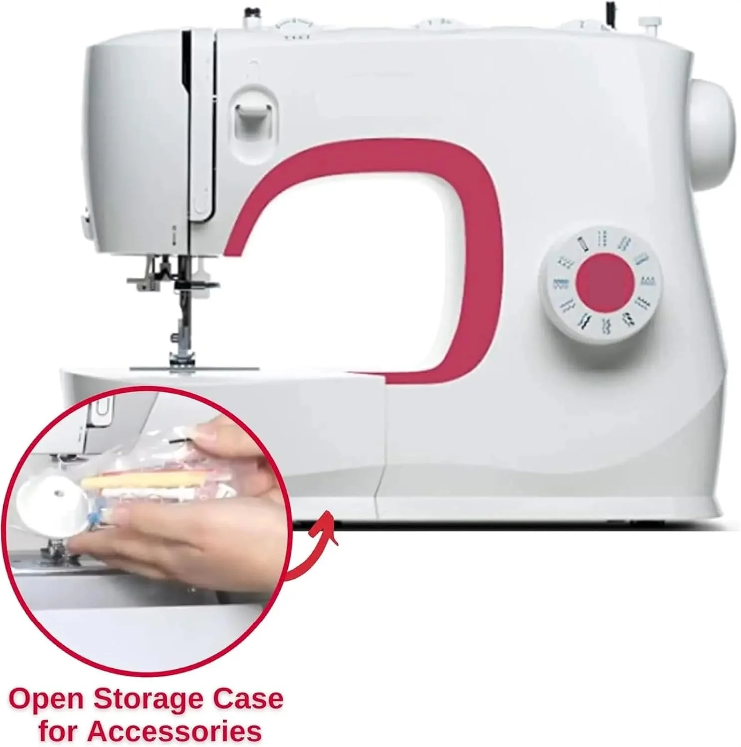 چرخ خیاطی، چرخ خیاطی با کیت لوازم جانبی و پدال پایی، کاربردهای دوخت ساده و عالی برای مبتدیان چرخ خیاطی، چرخ خیاطی با کیت لوازم جانبی و پدال پایی، کاربردهای دوخت ساده و عالی برای مبتدیان