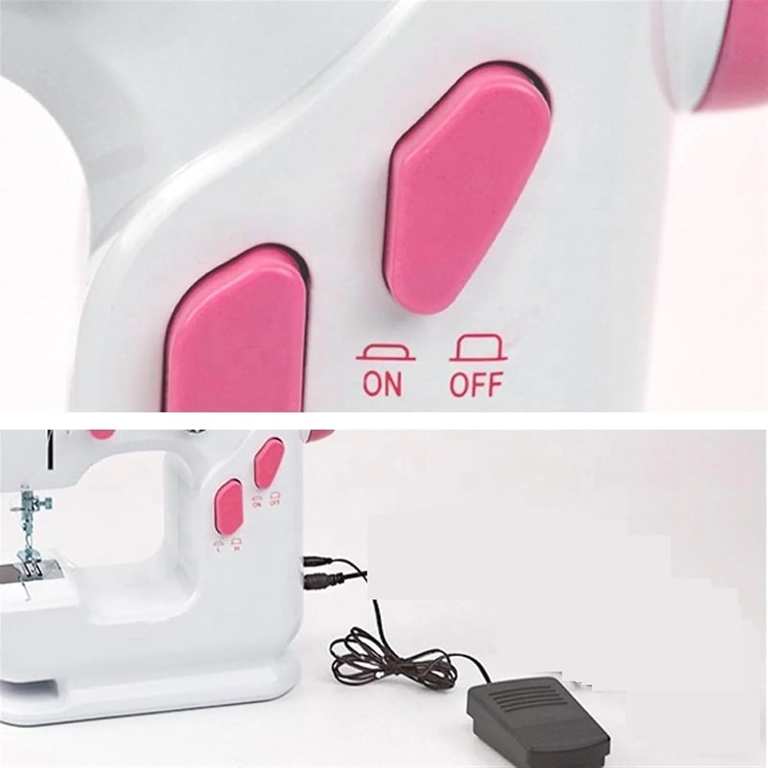 چرخ خیاطی، چرخ خیاطی های چند منظوره خانگی مینی اتوماتیک قابل حمل برقی چرخ خیاطی، چرخ خیاطی های چند منظوره خانگی مینی اتوماتیک قابل حمل برقی