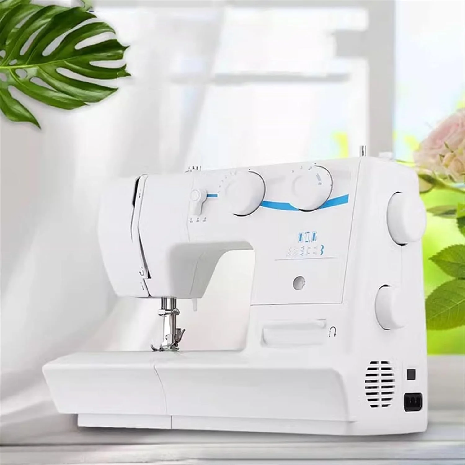 چرخ خیاطی، چرخ خیاطی سنگین 60 واتی، دارای 8 بخیه داخلی، ماسوره فلزی، سوزن دوقلو، ابزار چند منظوره خانگی چرخ خیاطی، چرخ خیاطی سنگین 60 واتی، دارای 8 بخیه داخلی، ماسوره فلزی، سوزن دوقلو، ابزار چند منظوره خانگی