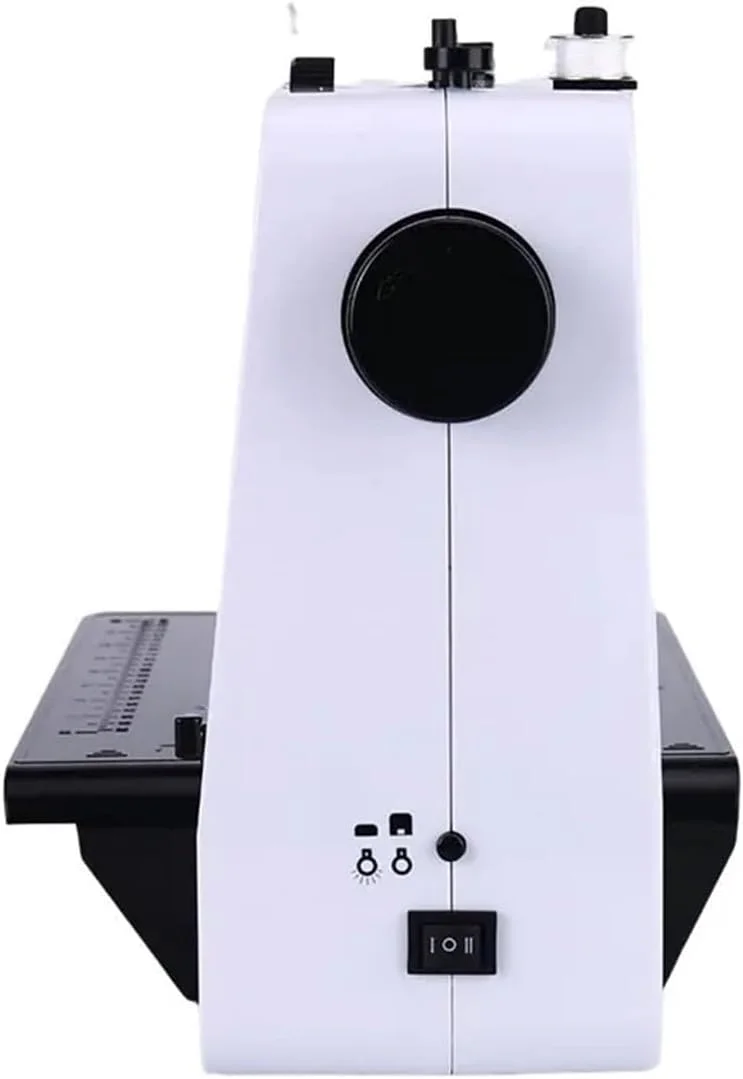 چرخ خیاطی، چرخ خیاطی قابل حمل کوچک و کاربردی با پایه فشاری قابل تعویض، 40 مدل دوخت، سردوز، با دکمه شروع برقی همراه پدال و میز چرخ خیاطی، چرخ خیاطی قابل حمل کوچک و کاربردی با پایه فشاری قابل تعویض، 40 مدل دوخت، سردوز، با دکمه شروع برقی همراه پدال و میز