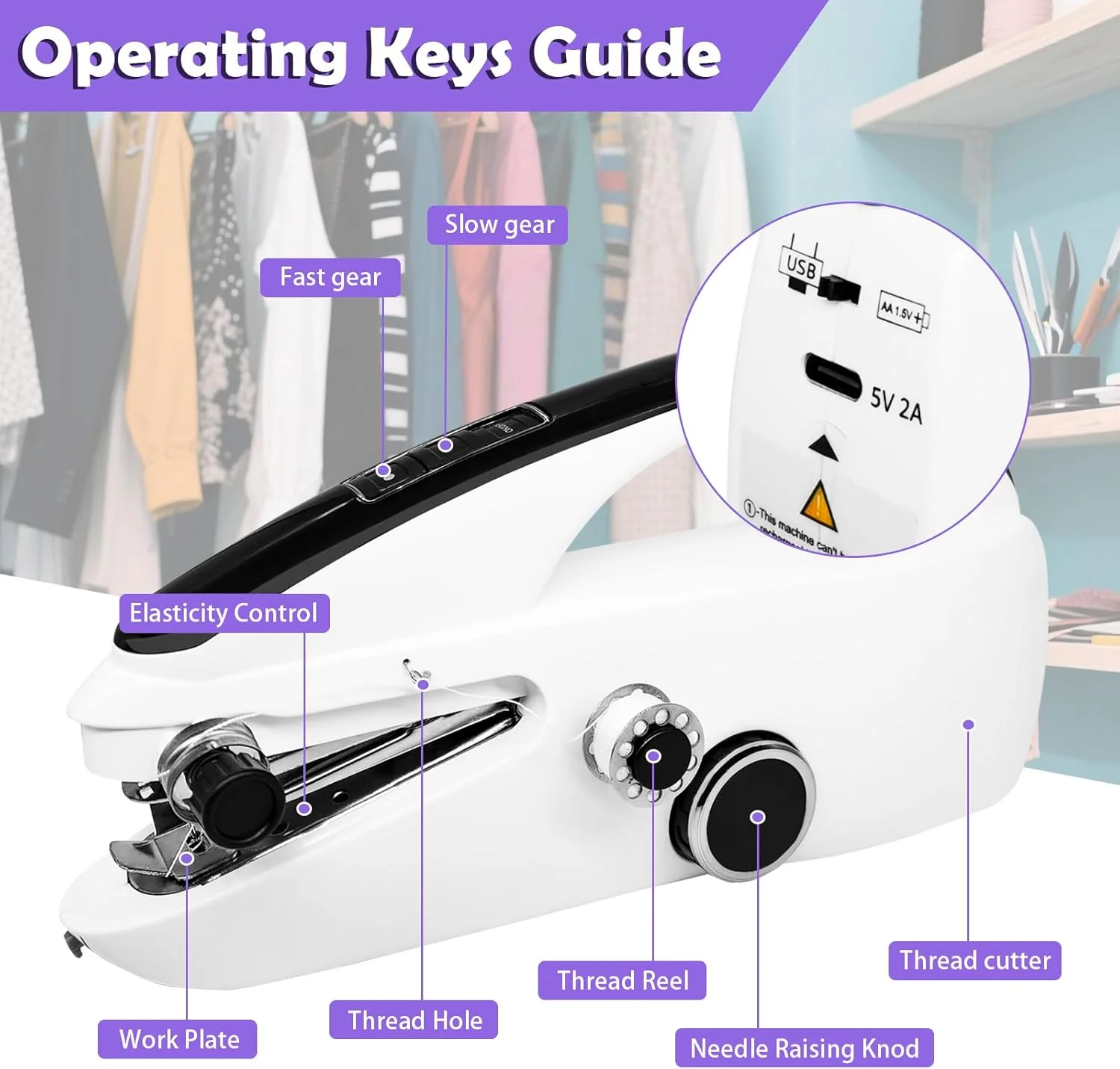 چرخ خیاطی دستی کوچک MiniZenith با دو سرعت، طراحی شده برای عملکرد آسان و دوخت سریع، مناسب برای پروژه های خیاطی خانگی DIY. چرخ خیاطی دستی کوچک MiniZenith با دو سرعت، طراحی شده برای عملکرد آسان و دوخت سریع، مناسب برای پروژه های خیاطی خانگی DIY.