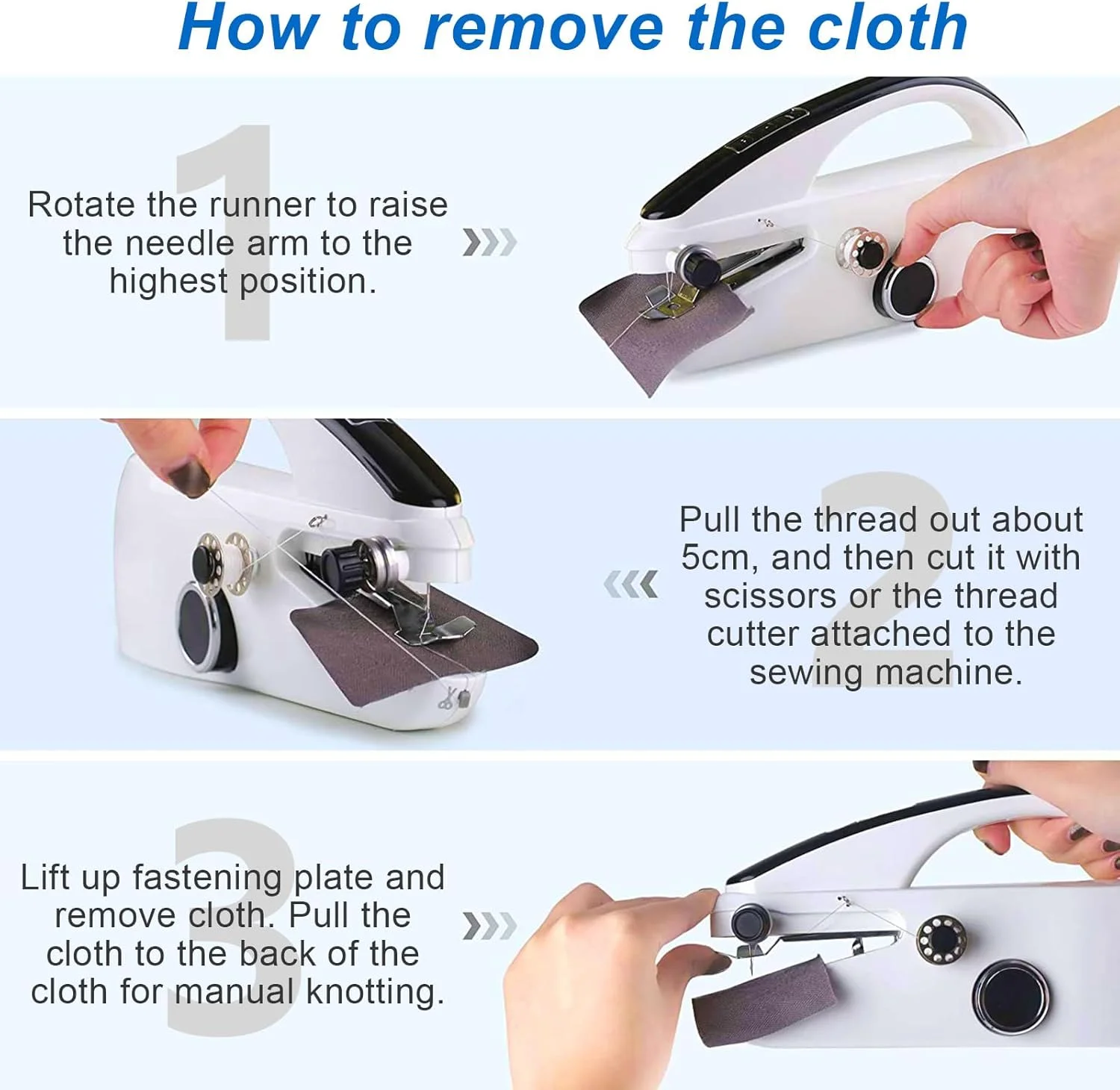 چرخ خیاطی دستی قابل حمل، چرخ خیاطی برقی کوچک، خیاطی سریع برقی، خیاطی سریع برقی با لوازم جانبی خیاطی، چرخ خیاطی دستی کوچک برای لباس، پرده، DIY، منزل، مسافرت