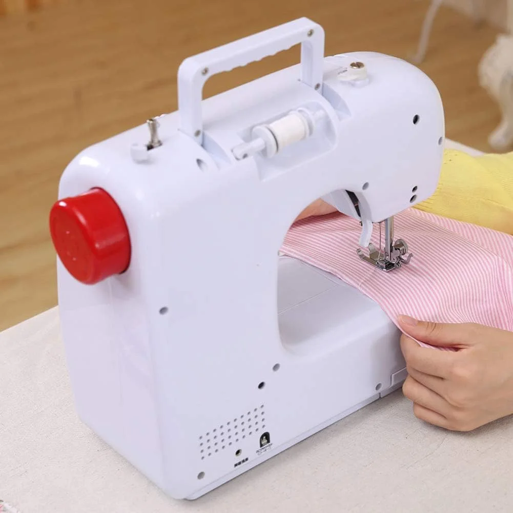 چرخ خیاطی قابل حمل با میز توسعه، 30 طرح دوخت داخلی، ابزار کاردستی DIY با سرعت دوگانه برای مبتدیان