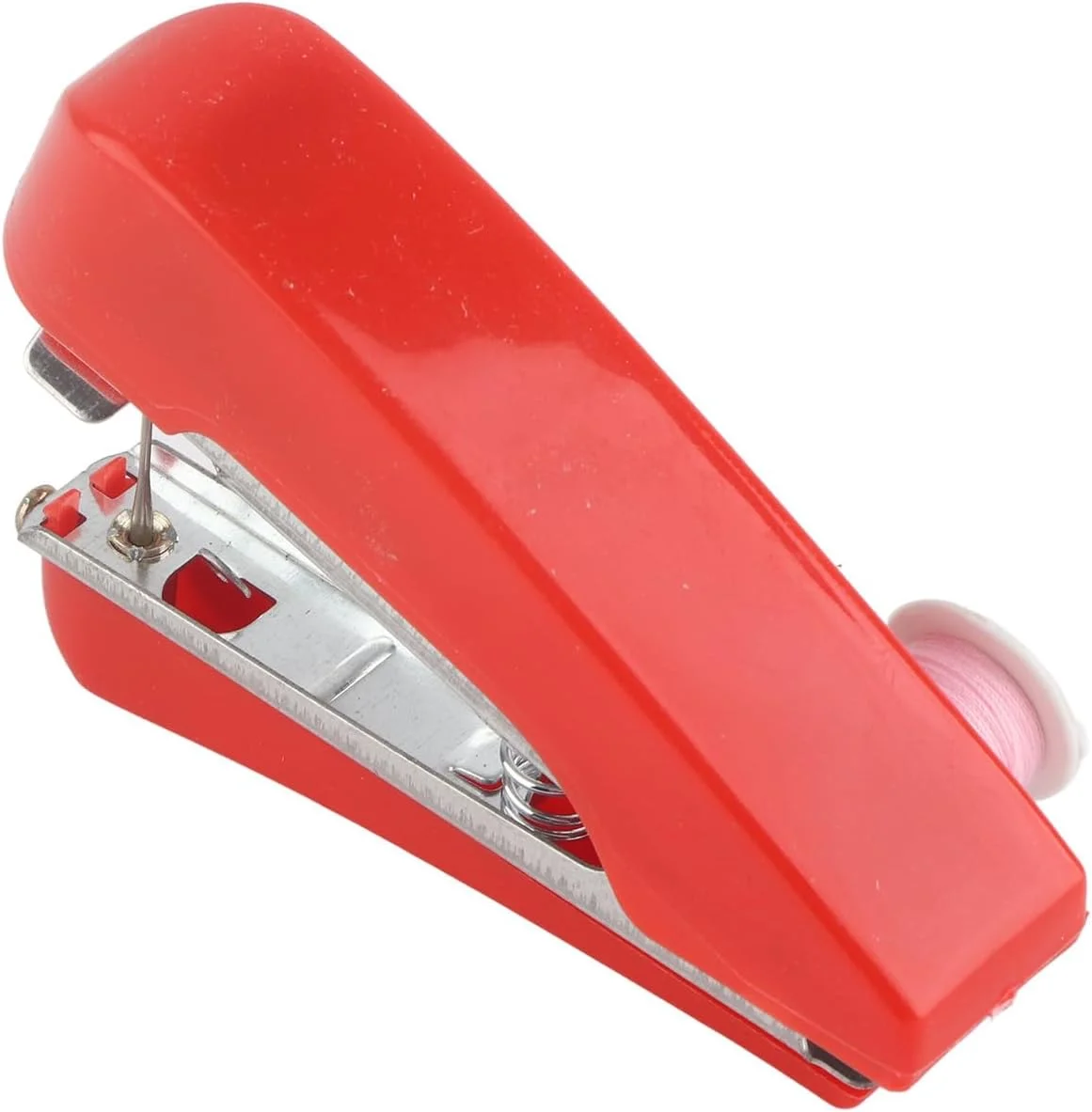 چرخ خیاطی دستی کوچک قابل حمل، سبک و ساده برای استفاده در منزل و مسافرت - قرمز