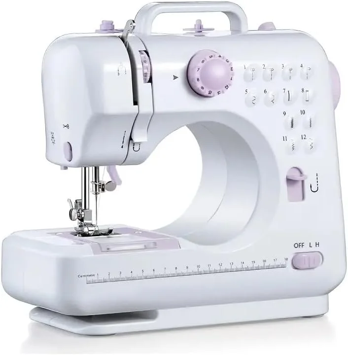 چرخ خیاطی کوچک قابل حمل، ۱۲ مدل دوخت داخلی، چرخ خیاطی کوچک با نخ دوتایی و دو سرعت، دستگاه تعمیر چند منظوره چرخ خیاطی کوچک قابل حمل، ۱۲ مدل دوخت داخلی، چرخ خیاطی کوچک با نخ دوتایی و دو سرعت، دستگاه تعمیر چند منظوره