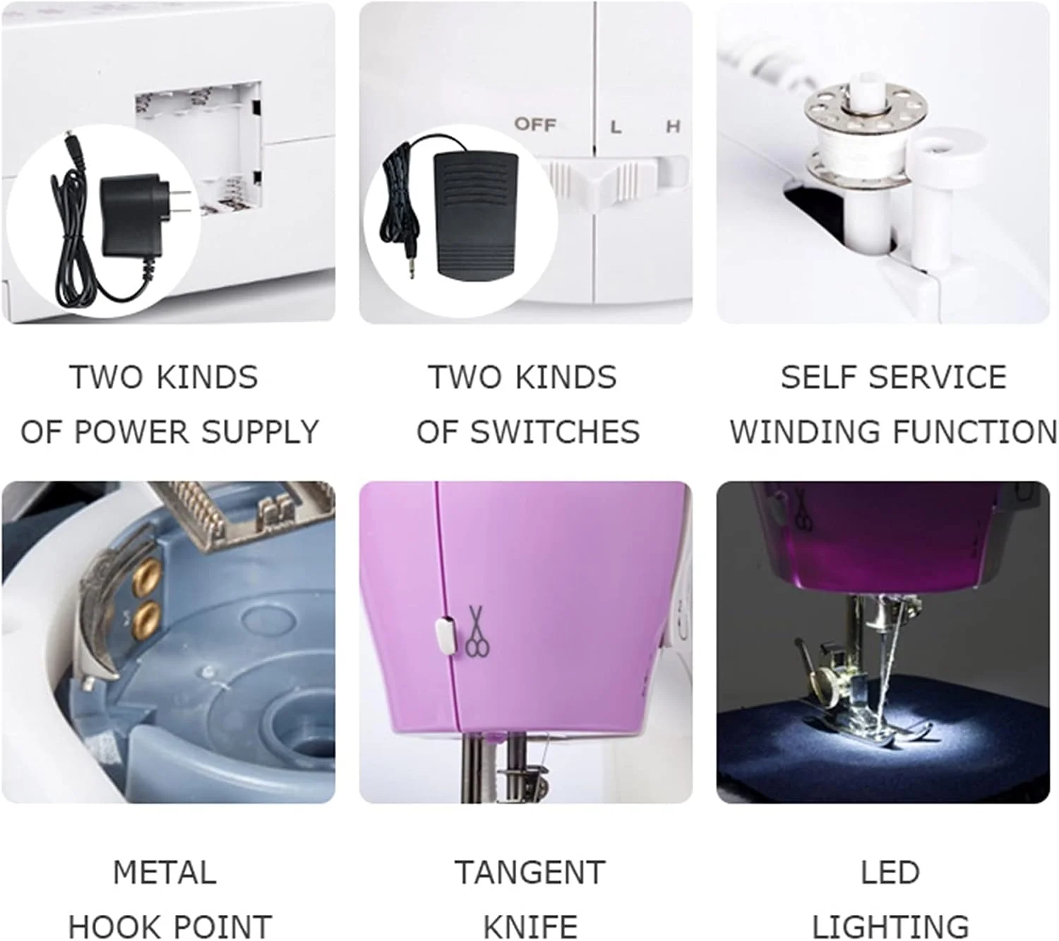 چرخ خیاطی کوچک xYzlxtC، چرخ سردوز چند منظوره قابل حمل با 12 مدل دوخت داخلی، 2 سرعت و پدال پایی، مناسب برای استفاده مبتدیان در منزل چرخ خیاطی کوچک xYzlxtC، چرخ سردوز چند منظوره قابل حمل با 12 مدل دوخت داخلی، 2 سرعت و پدال پایی، مناسب برای استفاده مبتدیان در منزل