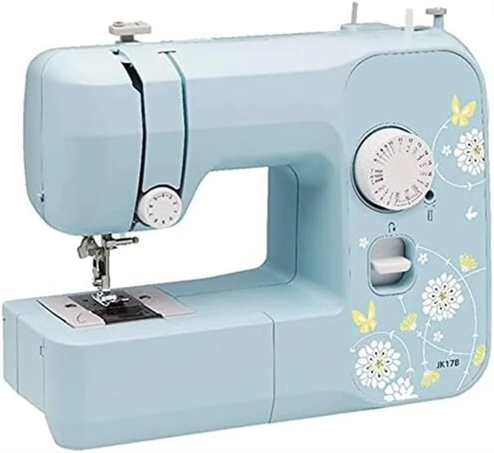 چرخ خیاطی قابل حمل، چرخ خیاطی چند منظوره کوچک خانگی برقی با پدال پا چرخ خیاطی قابل حمل، چرخ خیاطی چند منظوره کوچک خانگی برقی با پدال پا