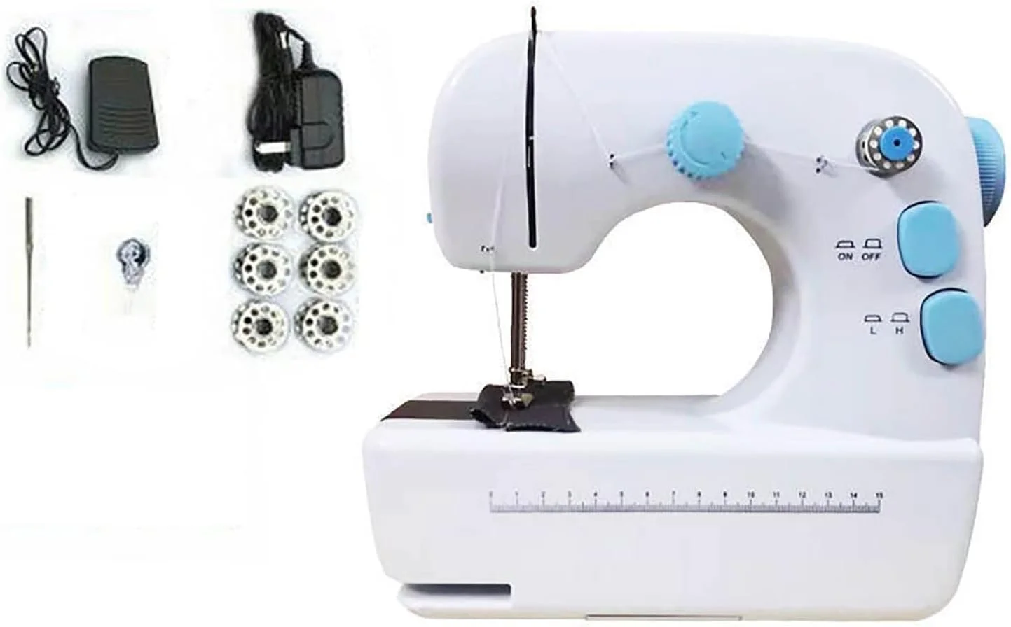 چرخ خیاطی مینی قابل حمل، جمع و جور و آسان برای استفاده در پروژه های DIY چرخ خیاطی مینی قابل حمل، جمع و جور و آسان برای استفاده در پروژه های DIY