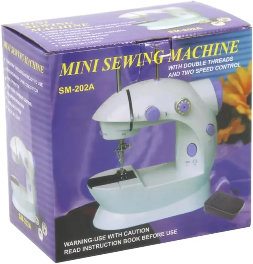 چرخ خیاطی کوچک قابل حمل برای مبتدیان و کودکان - 12 مدل دوخت داخلی، عملکرد معکوس، 2 سرعته، جمع و جور با پدال پا و کیت 42 تکه - ایده آل برای خانه، مسافرت و کاردستی چرخ خیاطی کوچک قابل حمل برای مبتدیان و کودکان - 12 مدل دوخت داخلی، عملکرد معکوس، 2 سرعته، جمع و جور با پدال پا و کیت 42 تکه - ایده آل برای خانه، مسافرت و کاردستی