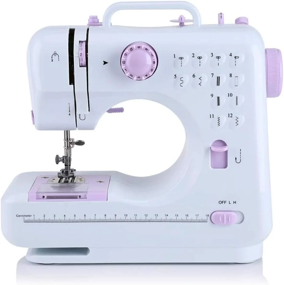 چرخ خیاطی قابل حمل، پلاستیک ABS ممتاز، 12 مدل دوخت داخلی، موتور پرقدرت، سرعت قابل تنظیم، عملکرد قفل چشم، مناسب برای هدیه منزل چرخ خیاطی قابل حمل، پلاستیک ABS ممتاز، 12 مدل دوخت داخلی، موتور پرقدرت، سرعت قابل تنظیم، عملکرد قفل چشم، مناسب برای هدیه منزل