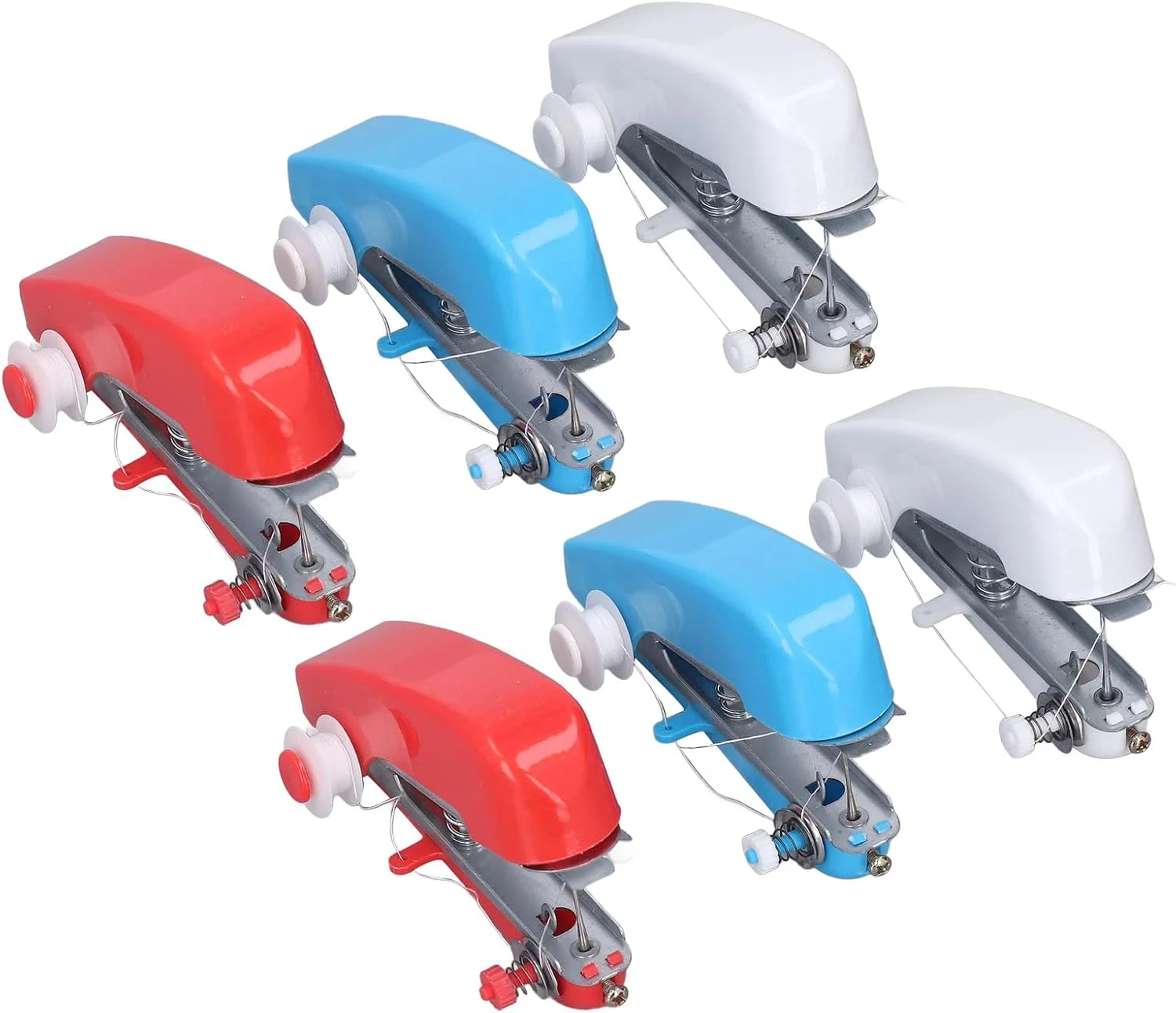 منگنه بخیه قابل حمل، چرخ خیاطی دستی با کاربری آسان، ضد زنگ و چند منظوره برای منزل منگنه بخیه قابل حمل، چرخ خیاطی دستی با کاربری آسان، ضد زنگ و چند منظوره برای منزل