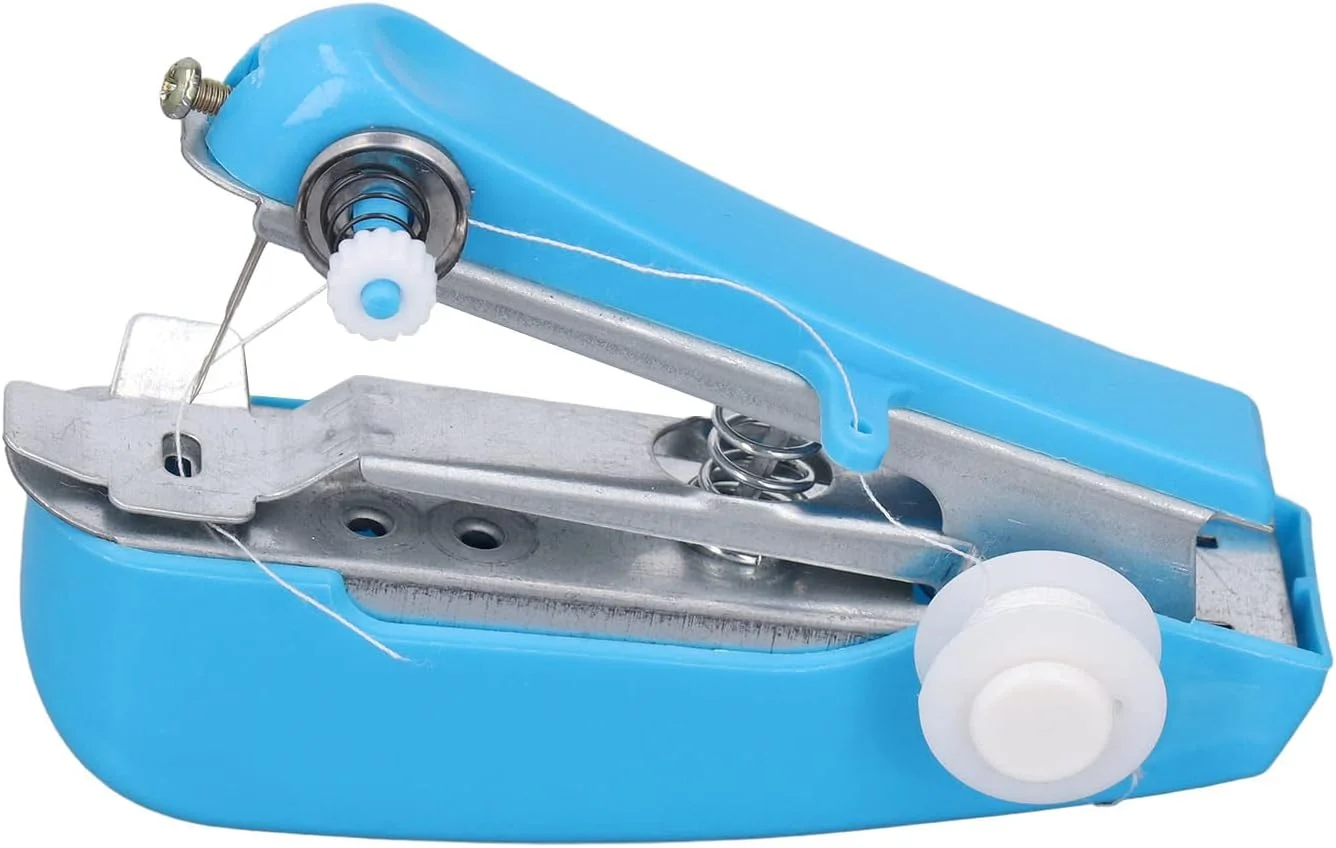 منگنه بخیه قابل حمل، چرخ خیاطی دستی با کاربری آسان، ضد زنگ و چند منظوره برای منزل منگنه بخیه قابل حمل، چرخ خیاطی دستی با کاربری آسان، ضد زنگ و چند منظوره برای منزل