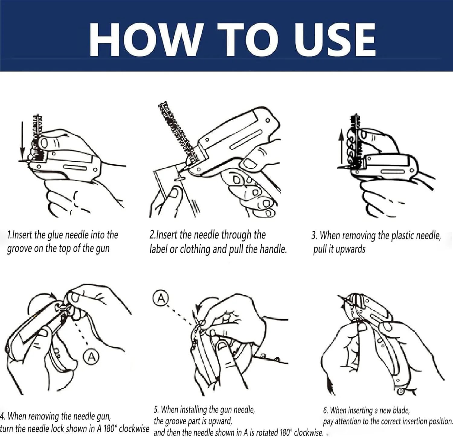 ابزار تعمیر سریع لباس Rotateepic، تفنگ تعمیر سریع لباس، تفنگ بخیه کوچک برای لباس، مناسب برای چرخ خیاطی (مشکی)