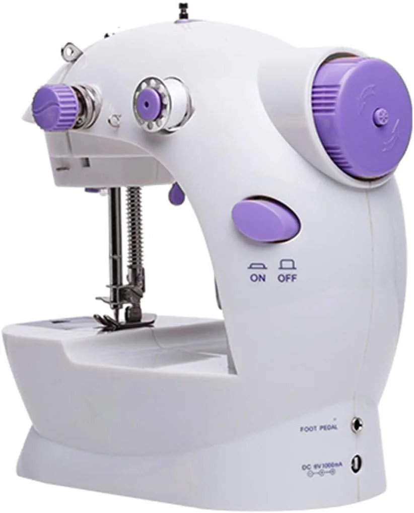 چرخ خیاطی برقی چند منظوره کوچک خانگی قابل حمل و آسان برای استفاده