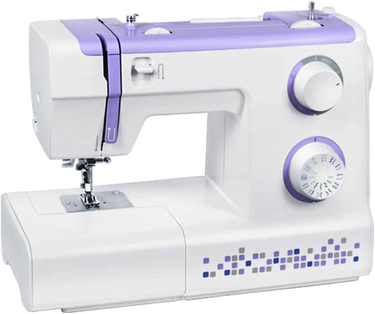 چرخ خیاطی کوچک ST-JK، چرخ خیاطی برقی مبتدی، 13 نوع دوخت، ضخامت 4-6 لایه، نور LED، عملکرد دوخت لوله ای، لوازم جانبی مختلف LEOWE