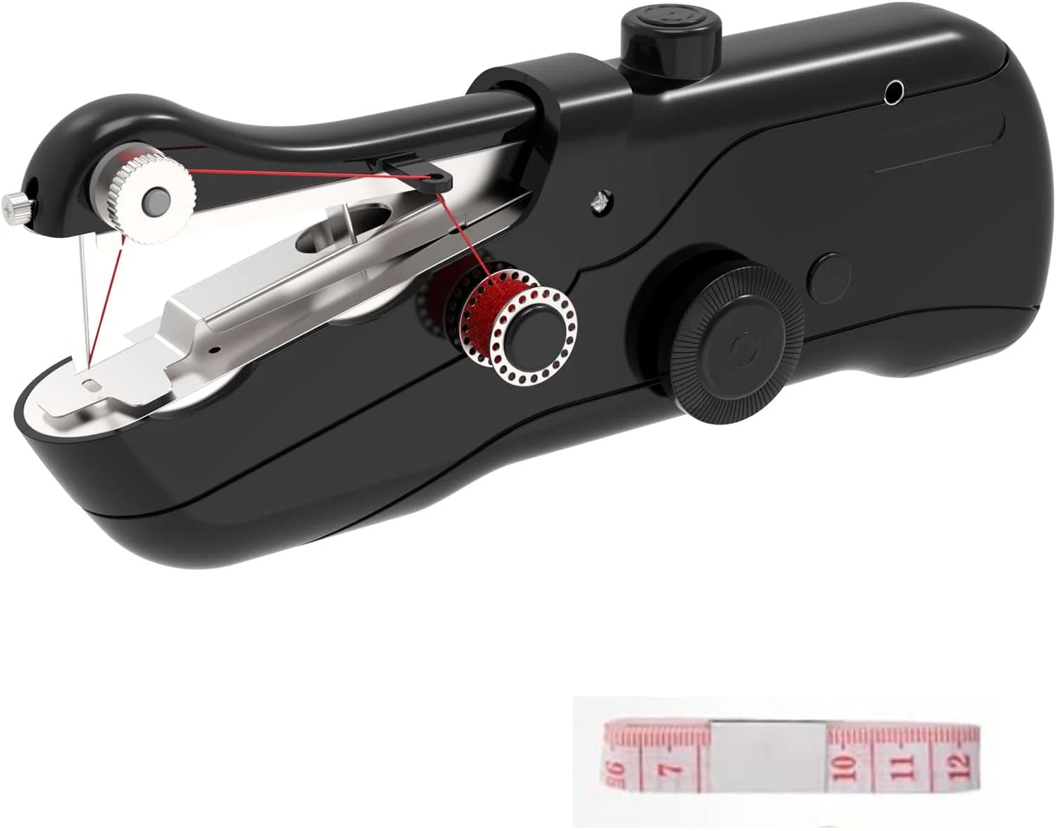 لوازم جانبی چرخ خیاطی کوچک قابل حمل SnowVoice (مشکی اسنس)