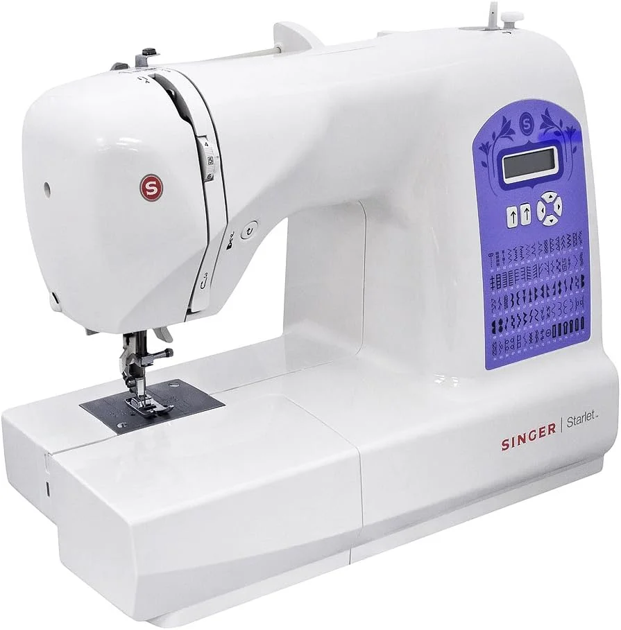 چرخ خیاطی سینگر استارلت 6680، سفید با پنل بنفش چرخ خیاطی سینگر استارلت 6680، سفید با پنل بنفش