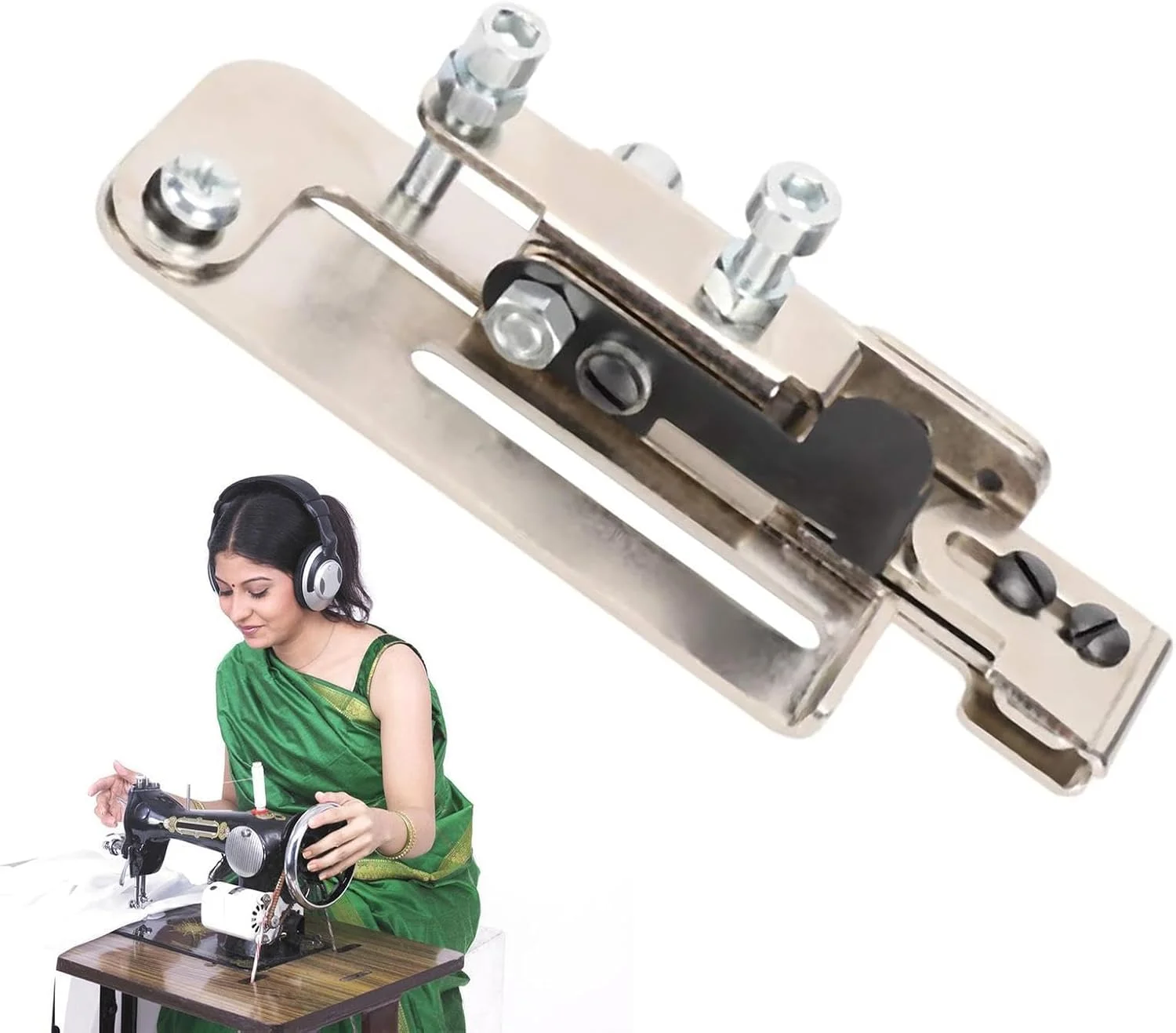 پایه های چرخ خیاطی Brother، پایه فشاری چرخ خیاطی بادوام و پایدار، پایه زیپ سازگار با چرخ خیاطی همزمان برای ساخت زیپ