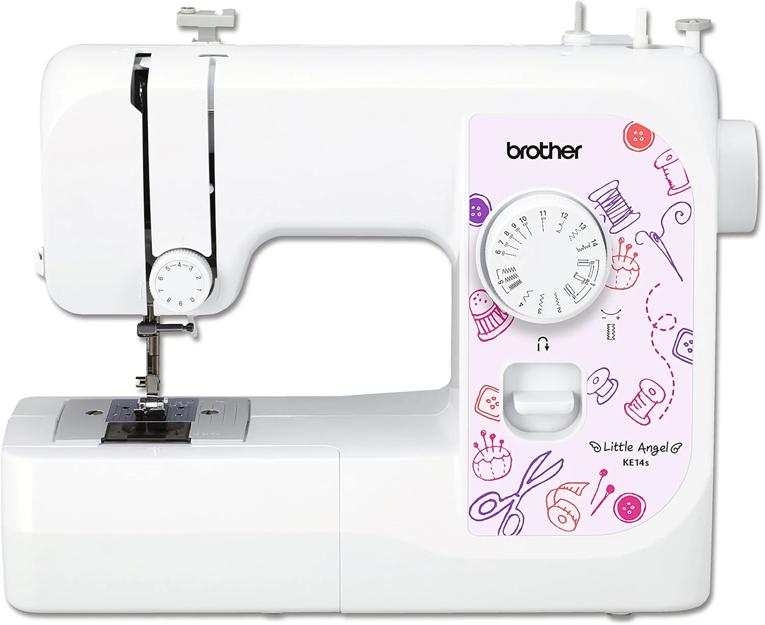چرخ خیاطی برادر مدل KE14S فرشته کوچک با محافظ انگشت (۱۴ مدل دوخت) چرخ خیاطی برادر مدل KE14S فرشته کوچک با محافظ انگشت (۱۴ مدل دوخت)