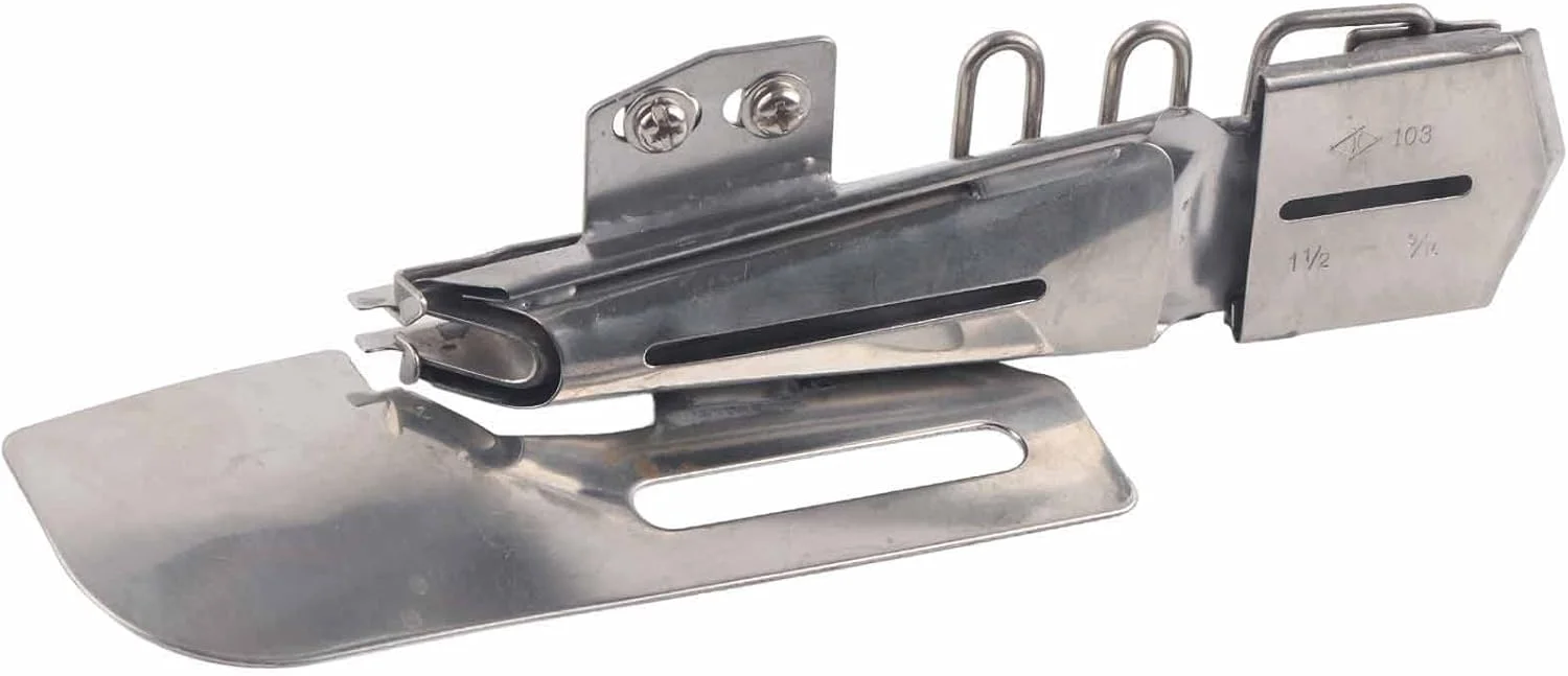 لبه دوز روکش 1/2، لبه دوز برای چرخ خیاطی برنینا، 1 عدد پوشه تخت نوار لبه دوز (1-1/2"-9/16") دستگاه قفل لبه دوز روکش 1/2، لبه دوز برای چرخ خیاطی برنینا، 1 عدد پوشه تخت نوار لبه دوز (1-1/2"-9/16") دستگاه قفل