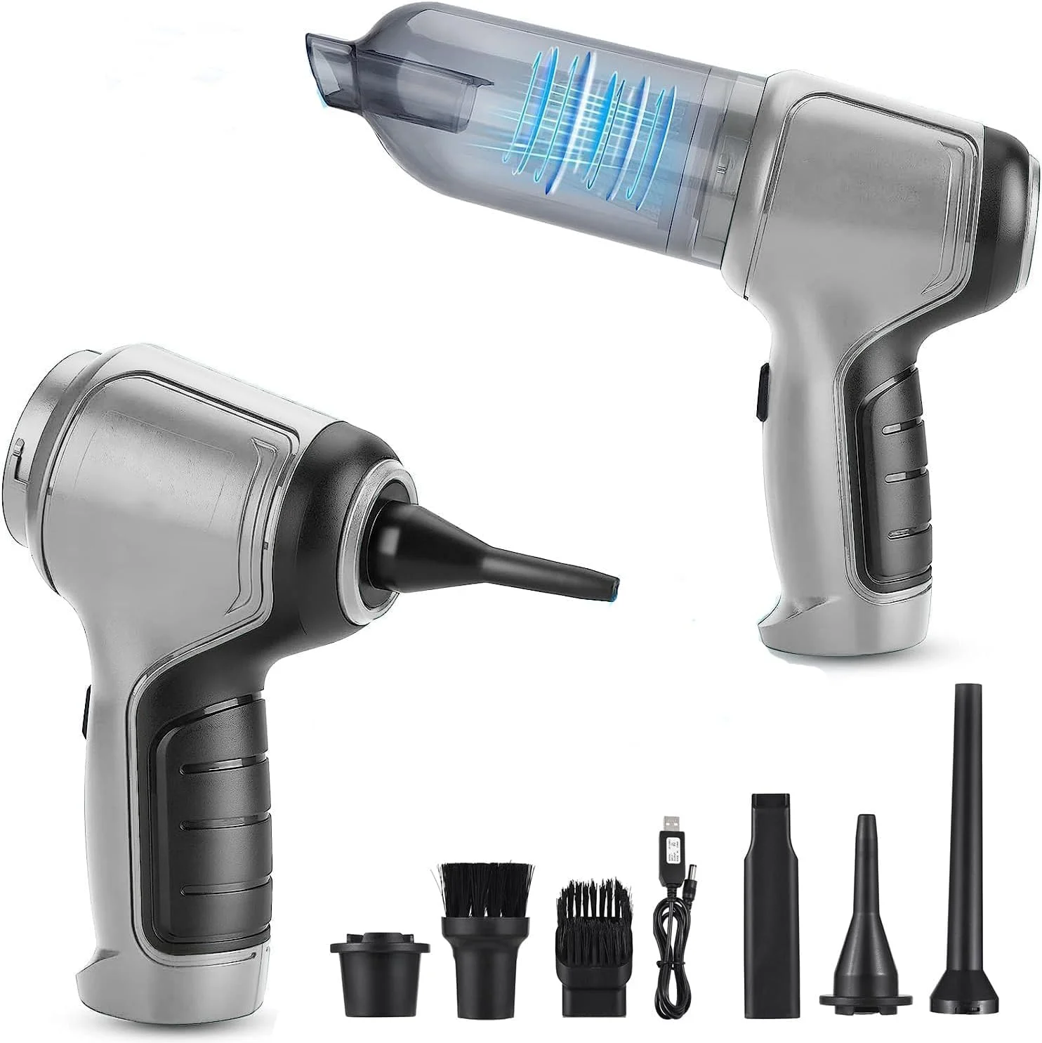 جاروبرقی خودرو پپیسک با مکش فوق العاده 19000Pa - جاروبرقی دستی قابل حمل بی سیم برای داخل خودرو و منزل، باتری 4000 میلی آمپر ساعتی، دارای سری های مختلف برای موی حیوانات خانگی، صندلی خودرو و شکاف مبل (120 وات) جاروبرقی خودرو پپیسک با مکش فوق العاده 19000Pa - جاروبرقی دستی قابل حمل بی سیم برای داخل خودرو و منزل، باتری 4000 میلی آمپر ساعتی، دارای سری های مختلف برای موی حیوانات خانگی، صندلی خودرو و شکاف مبل (120 وات)