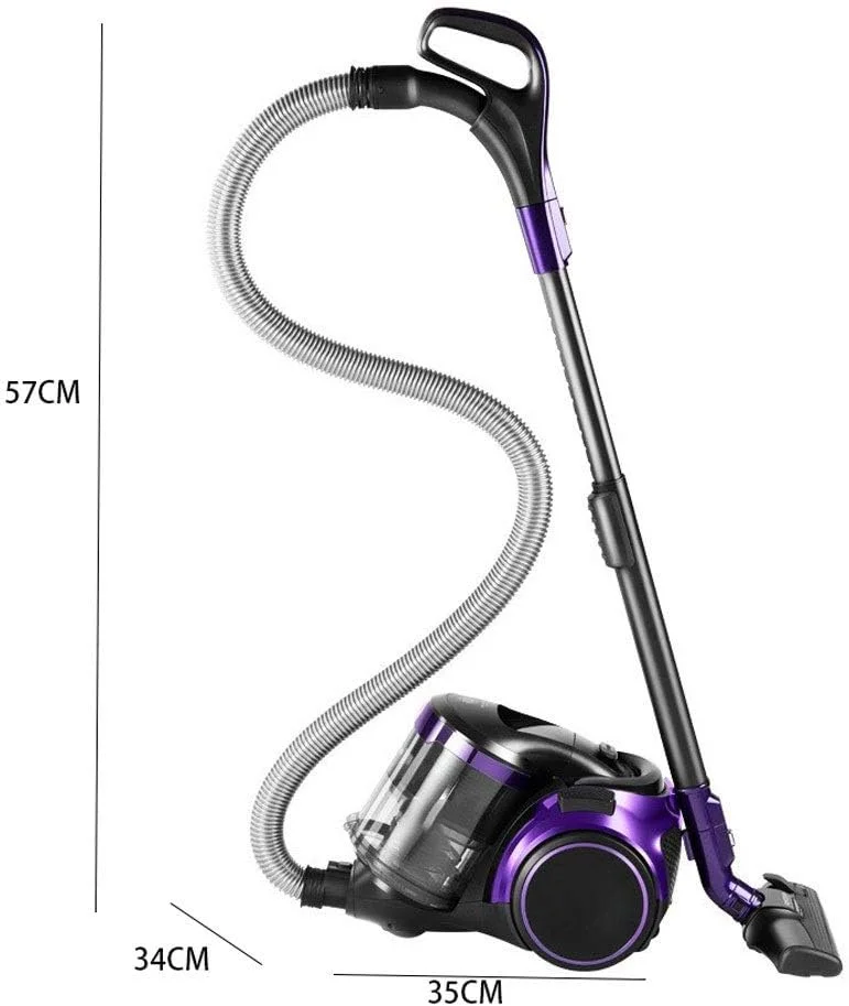 جاروبرقی های خانگی، جاروبرقی دستی با فنجان گرد و غبار بزرگ، ایده آل برای فرش و کف سخت، سبک وزن، قدرت مکش قوی، برس های برقی