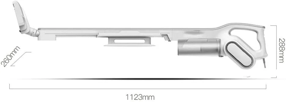 جاروبرقی دستی AAZZXSX مناسب برای منزل، جاروبرقی با مخزن گرد و غبار بزرگ، ایده آل برای فرش و سطوح سخت، سبک وزن، قدرت مکش قوی، دارای برس های برقی