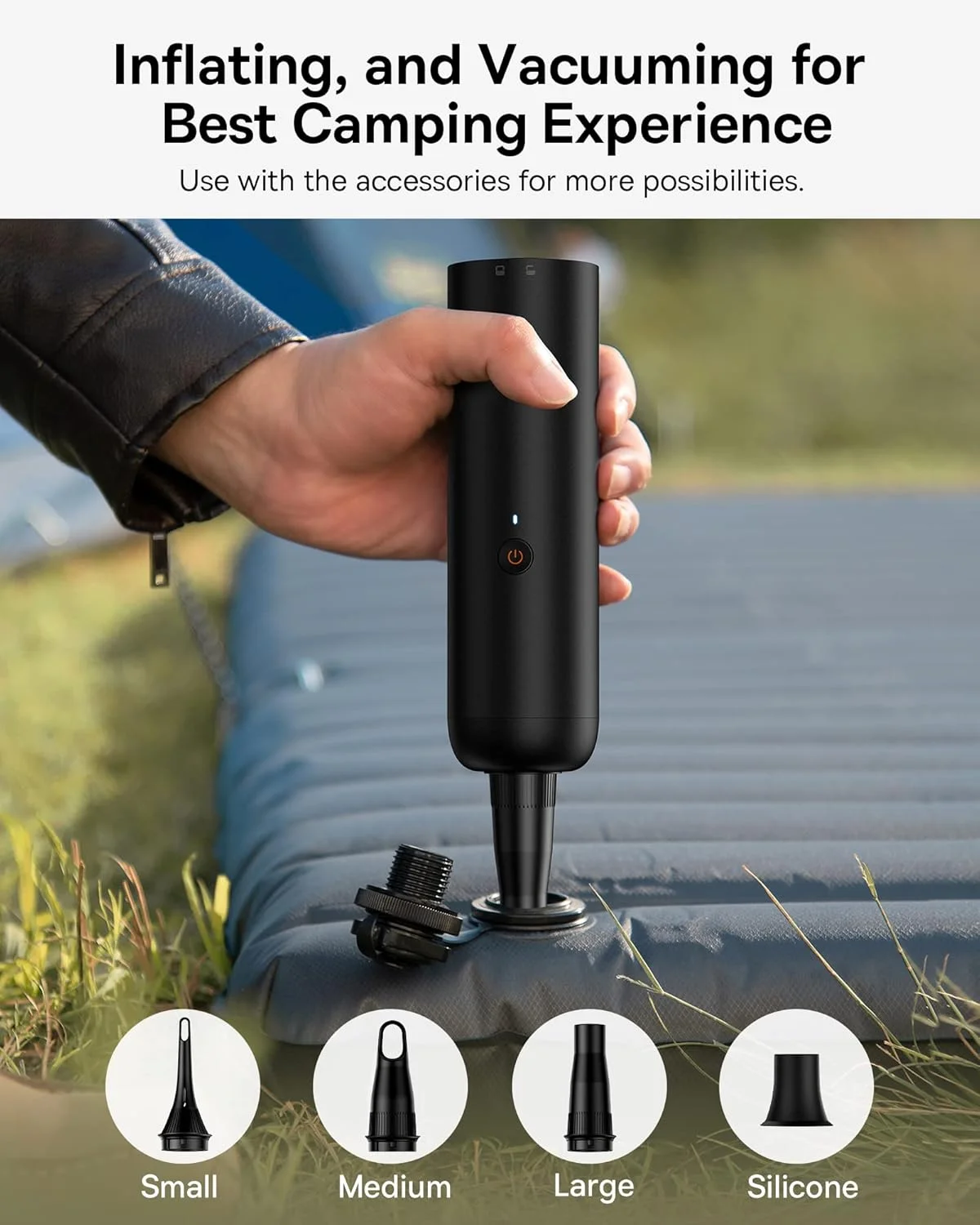 جاروبرقی خودرو بیسوس، قابل حمل و بدون سیم، 12000PA، جاروبرقی دستی قابل شارژ با تخلیه با یک لمس، شارژ سریع USB C، پمپ باد و جاروبرقی 4 در 1 مینی برای خودرو، خانه، کمپینگ جاروبرقی خودرو بیسوس، قابل حمل و بدون سیم، 12000PA، جاروبرقی دستی قابل شارژ با تخلیه با یک لمس، شارژ سریع USB C، پمپ باد و جاروبرقی 4 در 1 مینی برای خودرو، خانه، کمپینگ