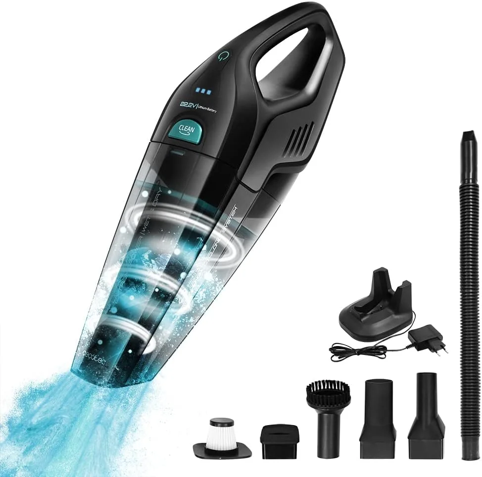 جاروبرقی دستی بی سیم Cecotec Conga Immortal ExtremeSuction 22,2 Hand (مشکی)