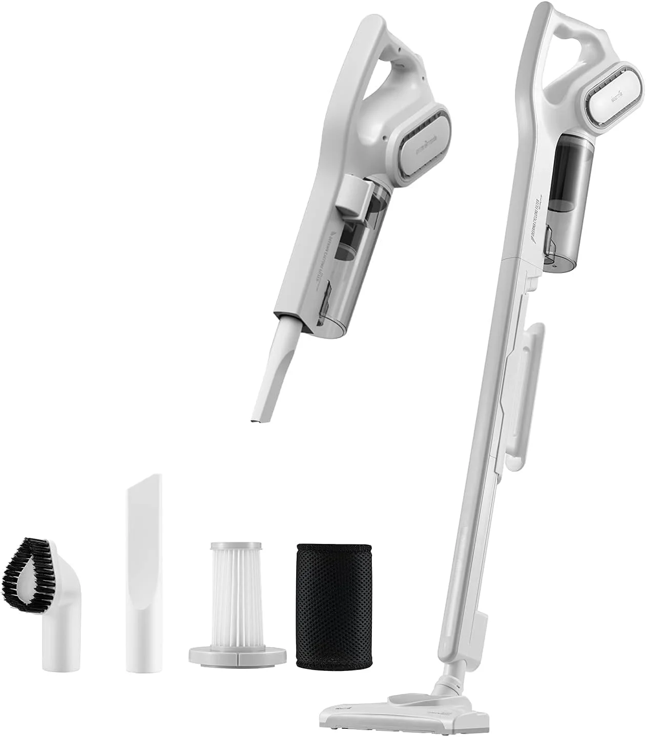 جاروبرقی دستی دیرما DX700 مدل 3 در 1، جاروبرقی خانگی 600 وات 15Kpa 0.8 لیتر با مخزن گرد و غبار بزرگ، صدای کم، فیلتر سه گانه، جمع کننده گرد و غبار عمودی