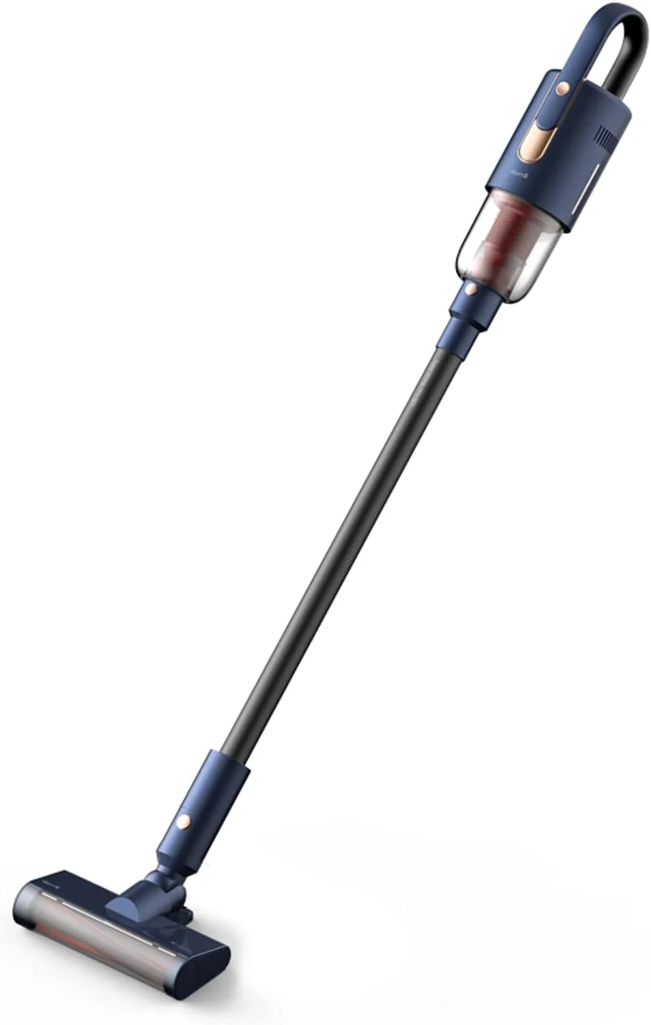 جاروبرقی دستی بی سیم دیرما مدل VC811 | سبک وزن | برس چرخشی خودکار | 3 سری برس | فیلتر HEPA | ظرفیت مخزن گرد و غبار 0.6 لیتر | 2500mAh | 9000Pa | 138W | مناسب برای خانه و ماشین - آبی